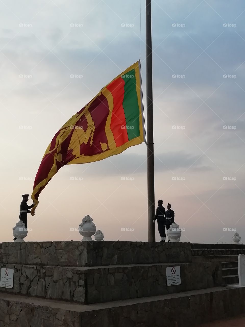 Lowering the flag #part 2😀