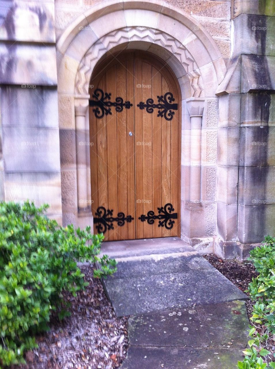 wood grass exit church by king