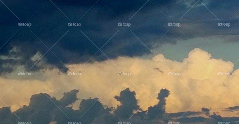 Majestic clouds in Woodbridge, nj