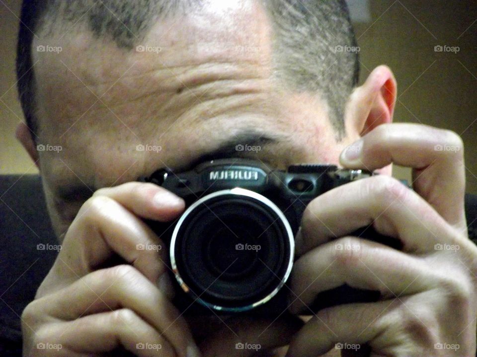 Photographer in action