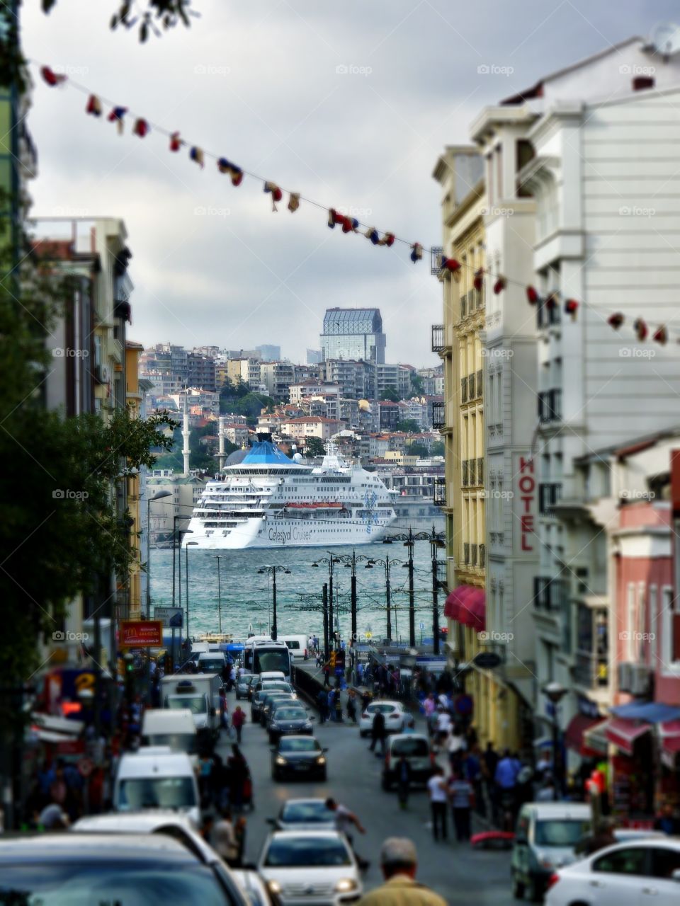 Port Street in Istanbul 
