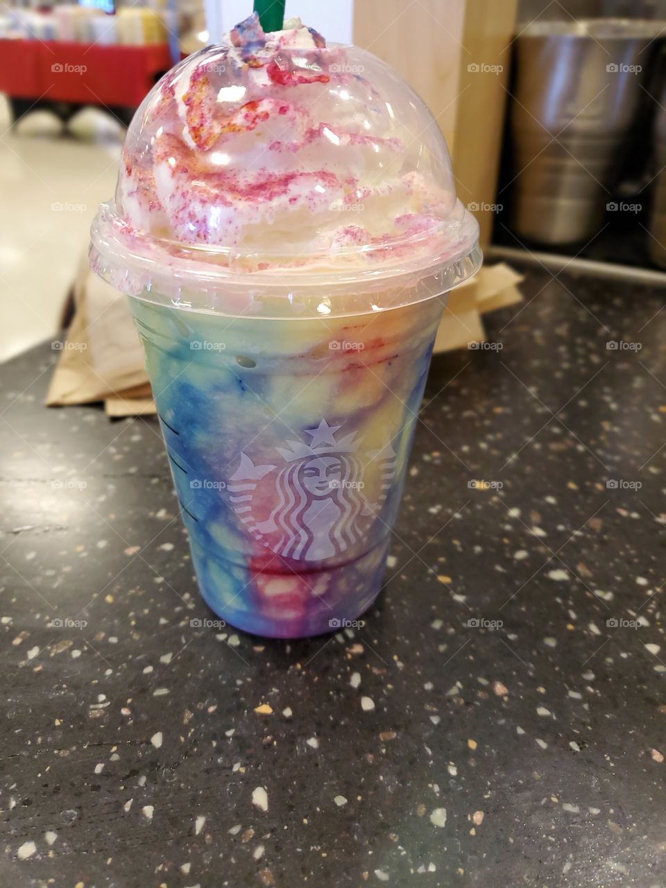 tie dyed frap