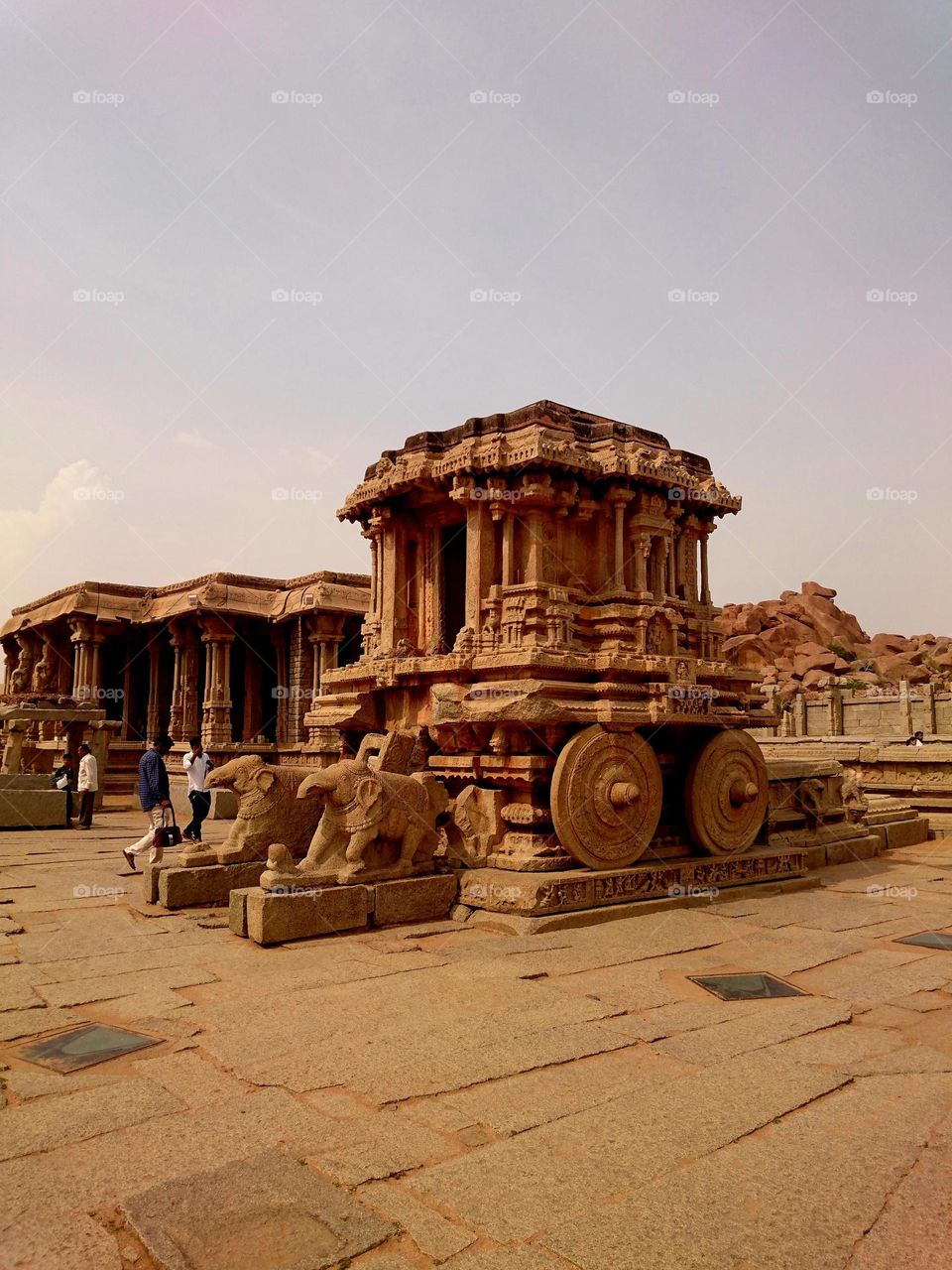 Hampi  - Stone chariot- Vijayanagara dynasty