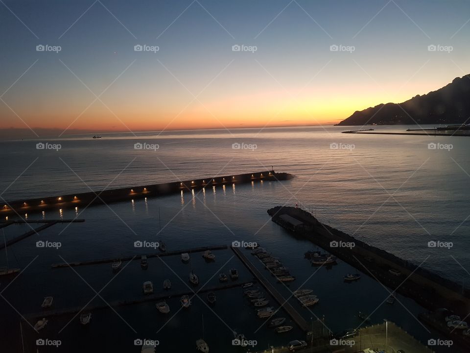 foto scattata dalla ruota panoramica di Salerno