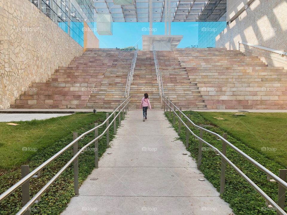 Stairs of a square in Brazil