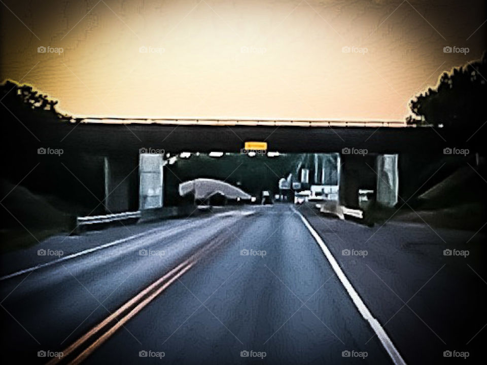 bridge on my way thru back roads to Perkins, Oklahoma