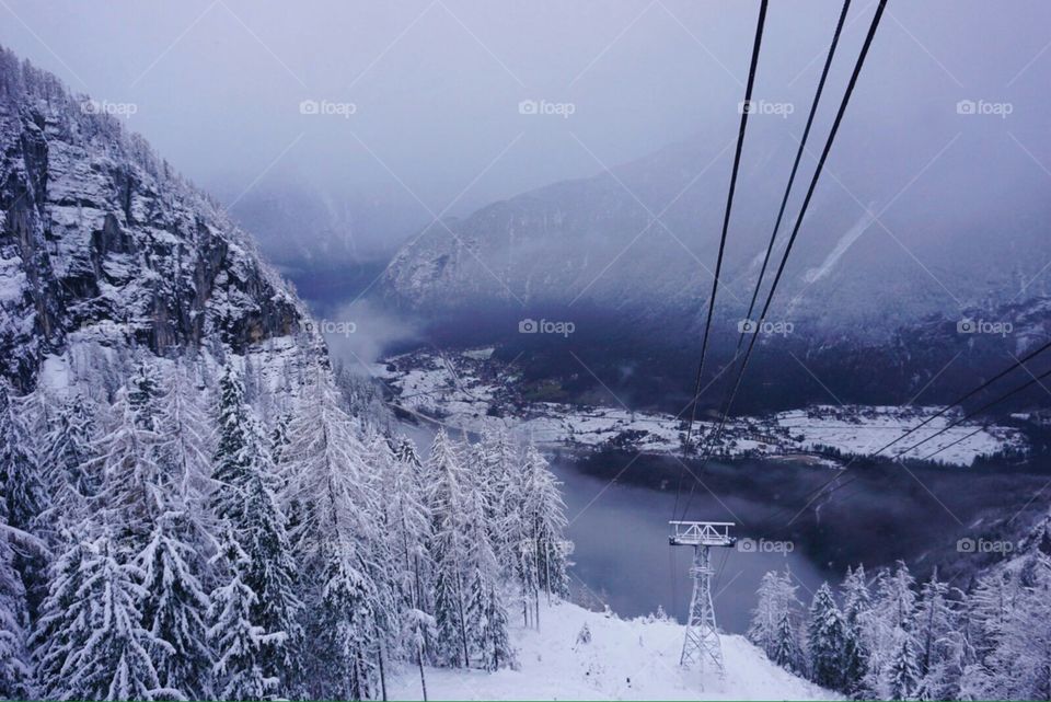 Seilbahn Winter