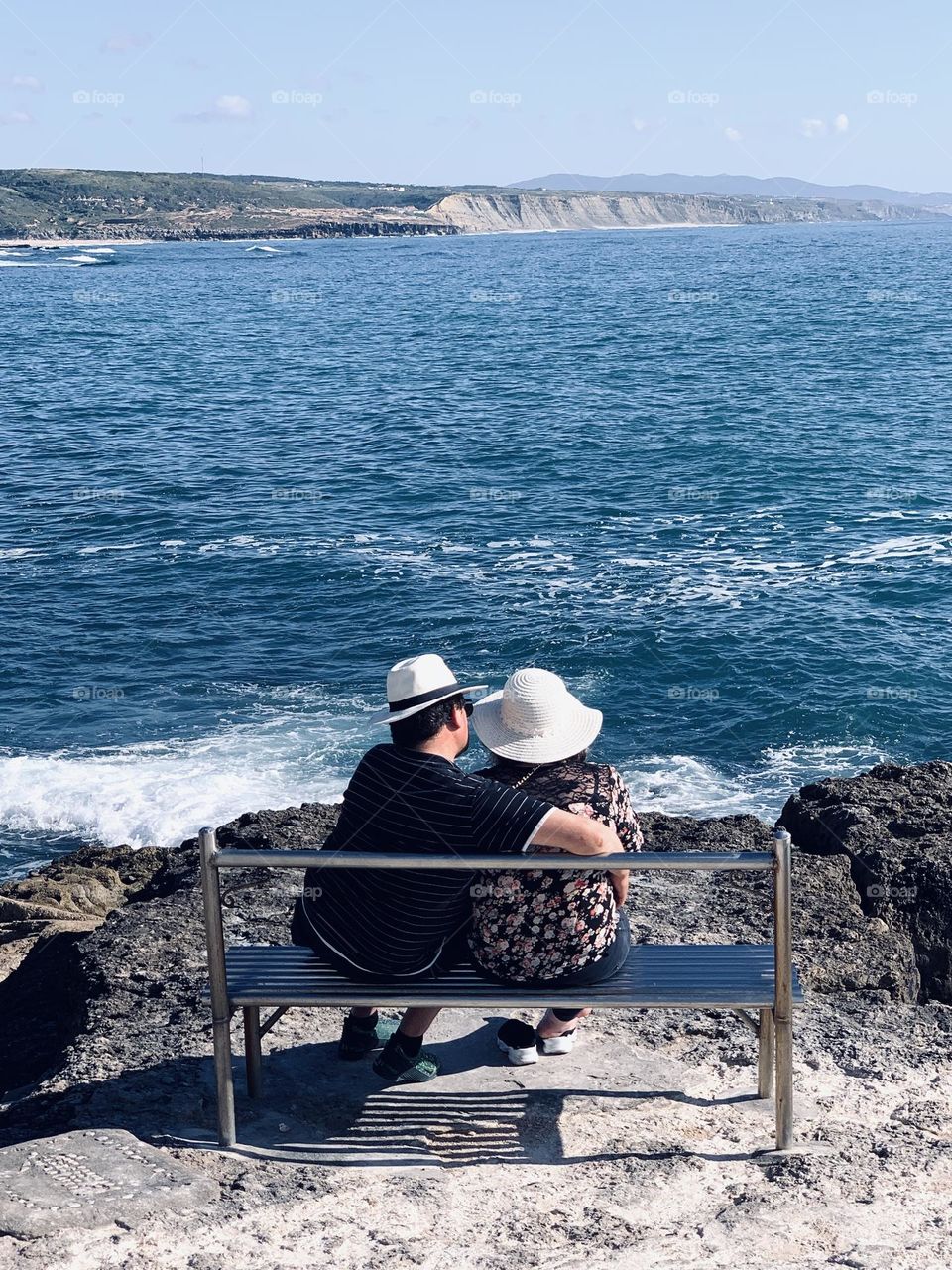 Couple by the sea