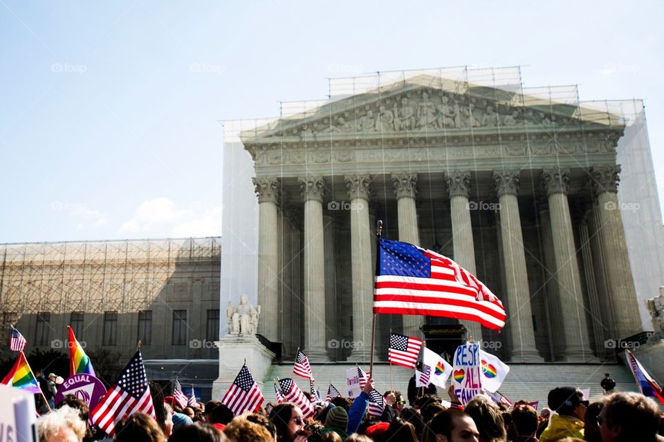 Protest at the Supreme Court
