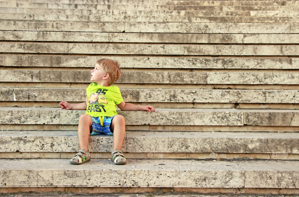 Summer with grandson