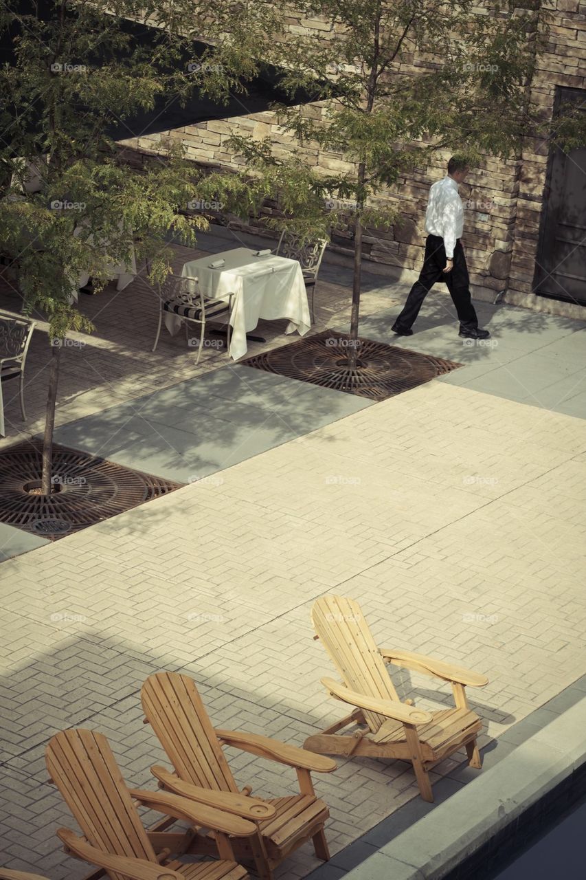 Server on the Patio