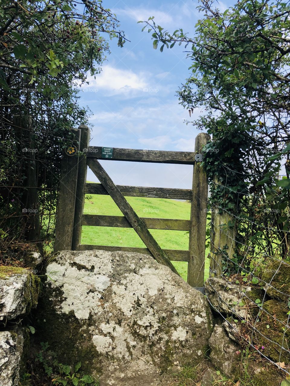 It is possible to stop and be amazed at gates like these at the panoramic views around one in Dartmoor.