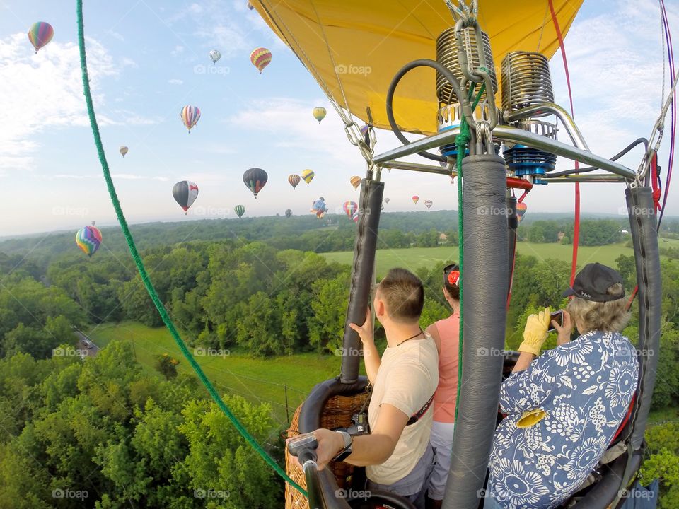 Soaring high with balloons