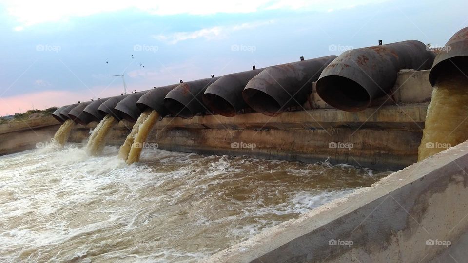 beautiful flow of water