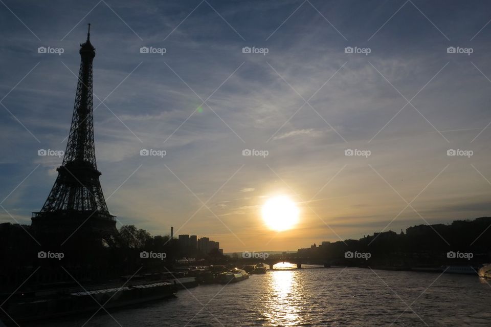 Paris Sunset 