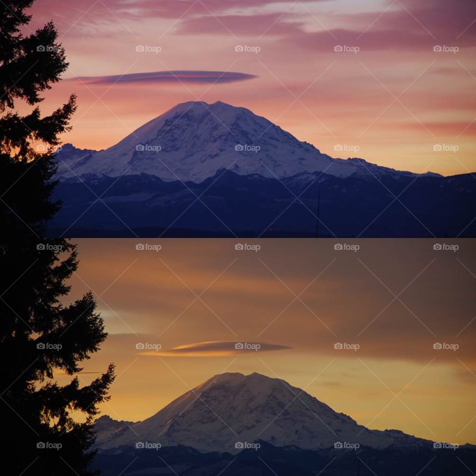 Mt Rainer volcano 