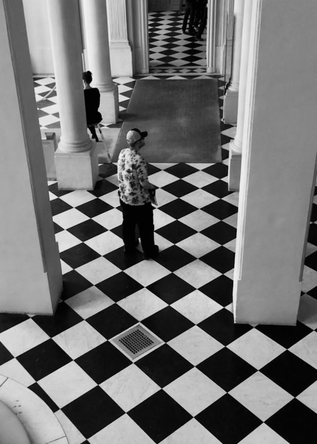 Interior of museum 
