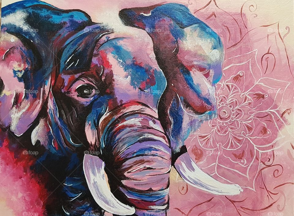 painting elephant