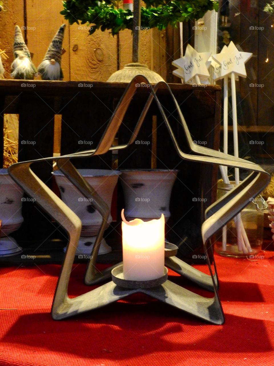 Christmas candleholder