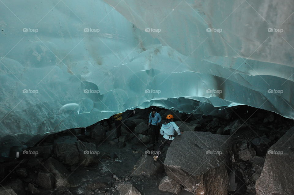 Alaska glaciers ice caves