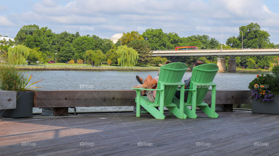 Creating Memories - Relaxing in Adirondacks at the River