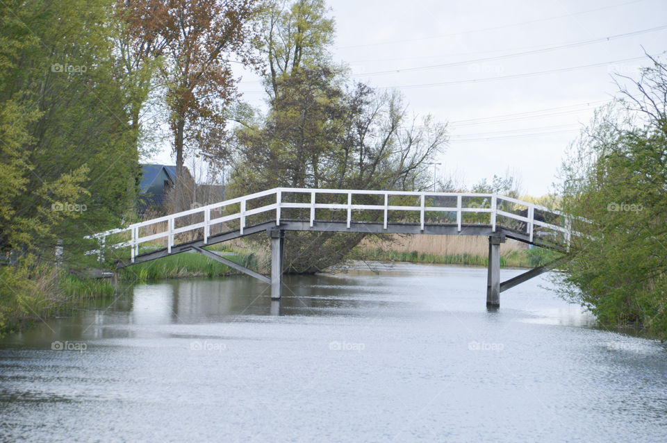 Bridge Around Abcoude The Netherlands