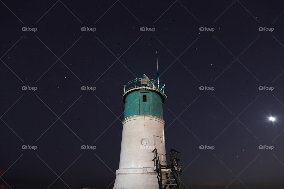 Stars Waukegan harbor