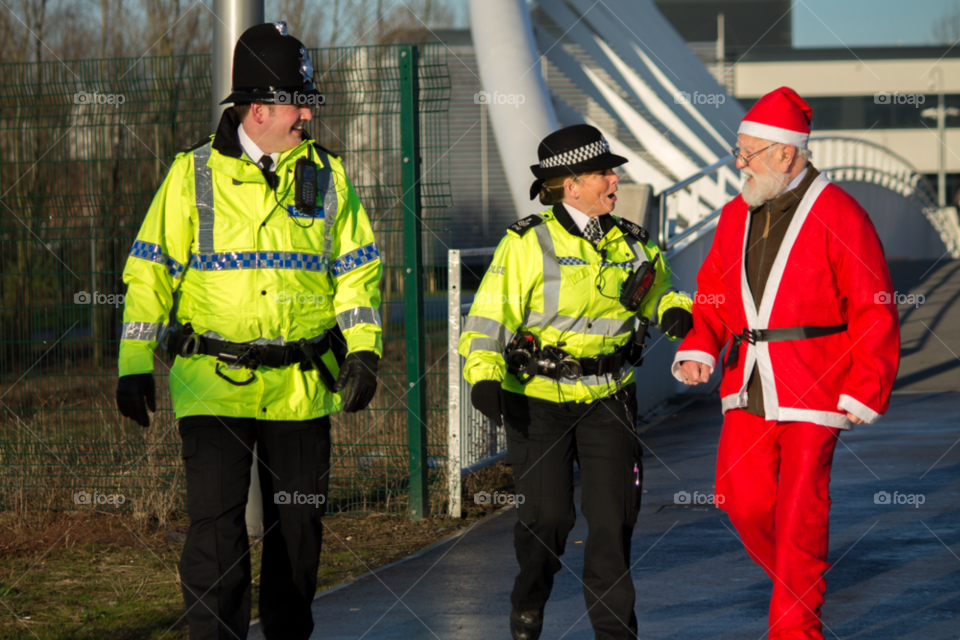 Santa & the police