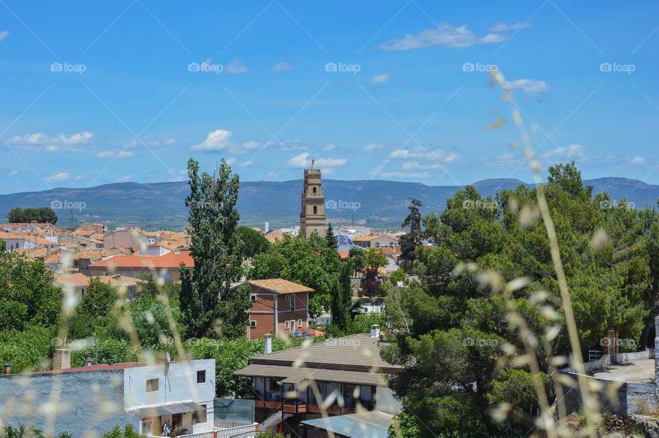 Vista de Caudete de las Fuentes (Valencia - Spain)