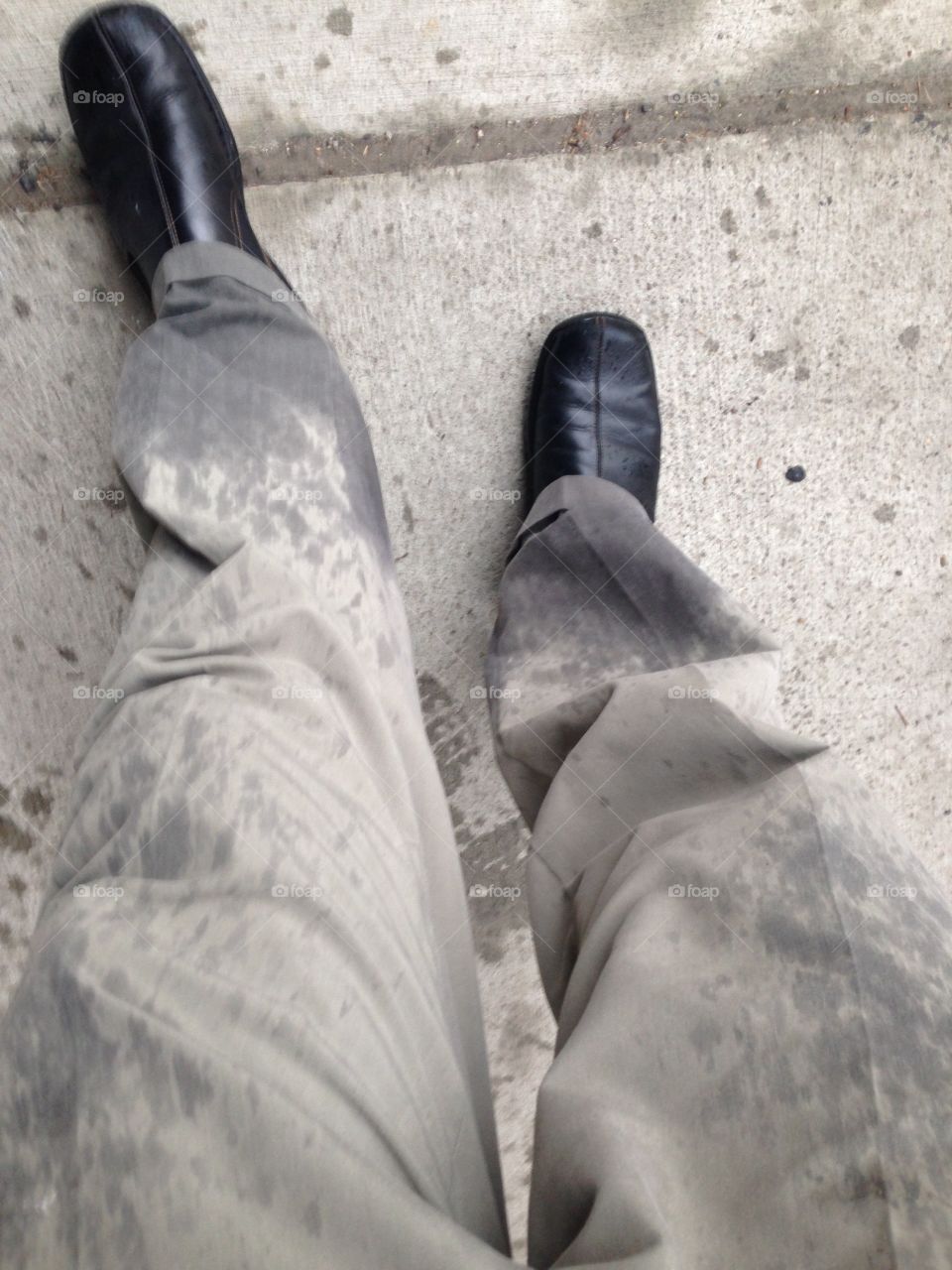 All wet from where I stand