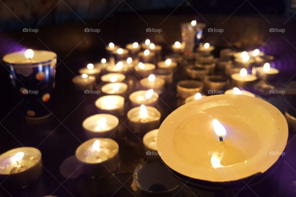 prayers thru candles