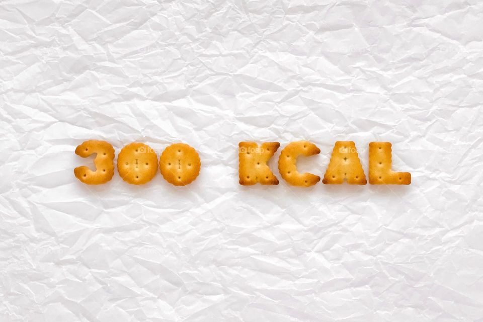 300 kcal, calories, diet, cracker letters, healthy food