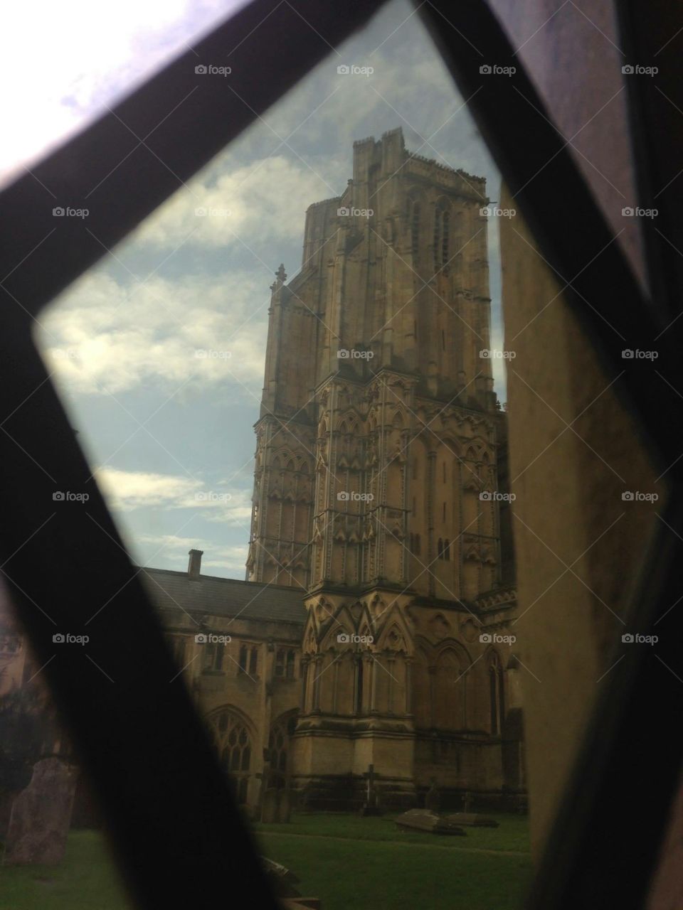 Cathedral Through a Window