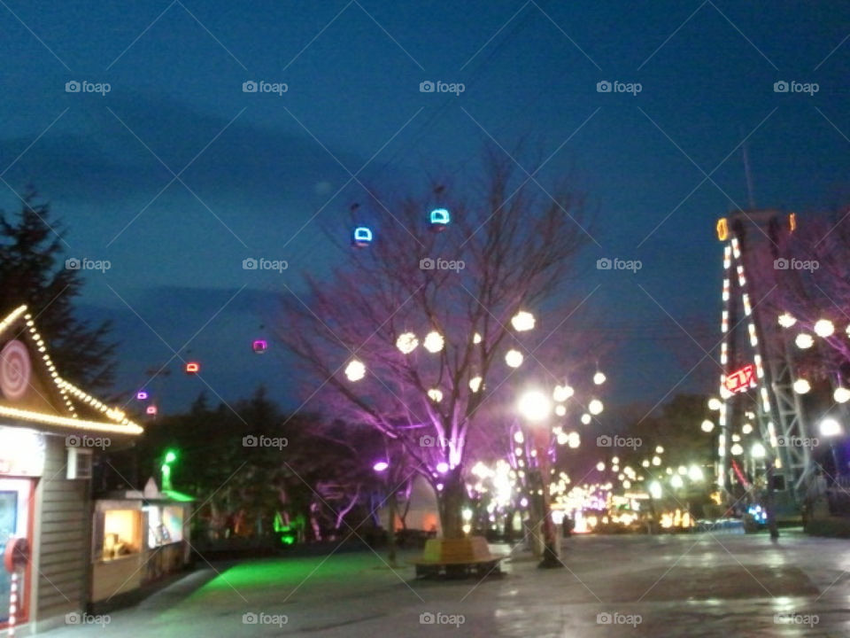 Night capture at Korea