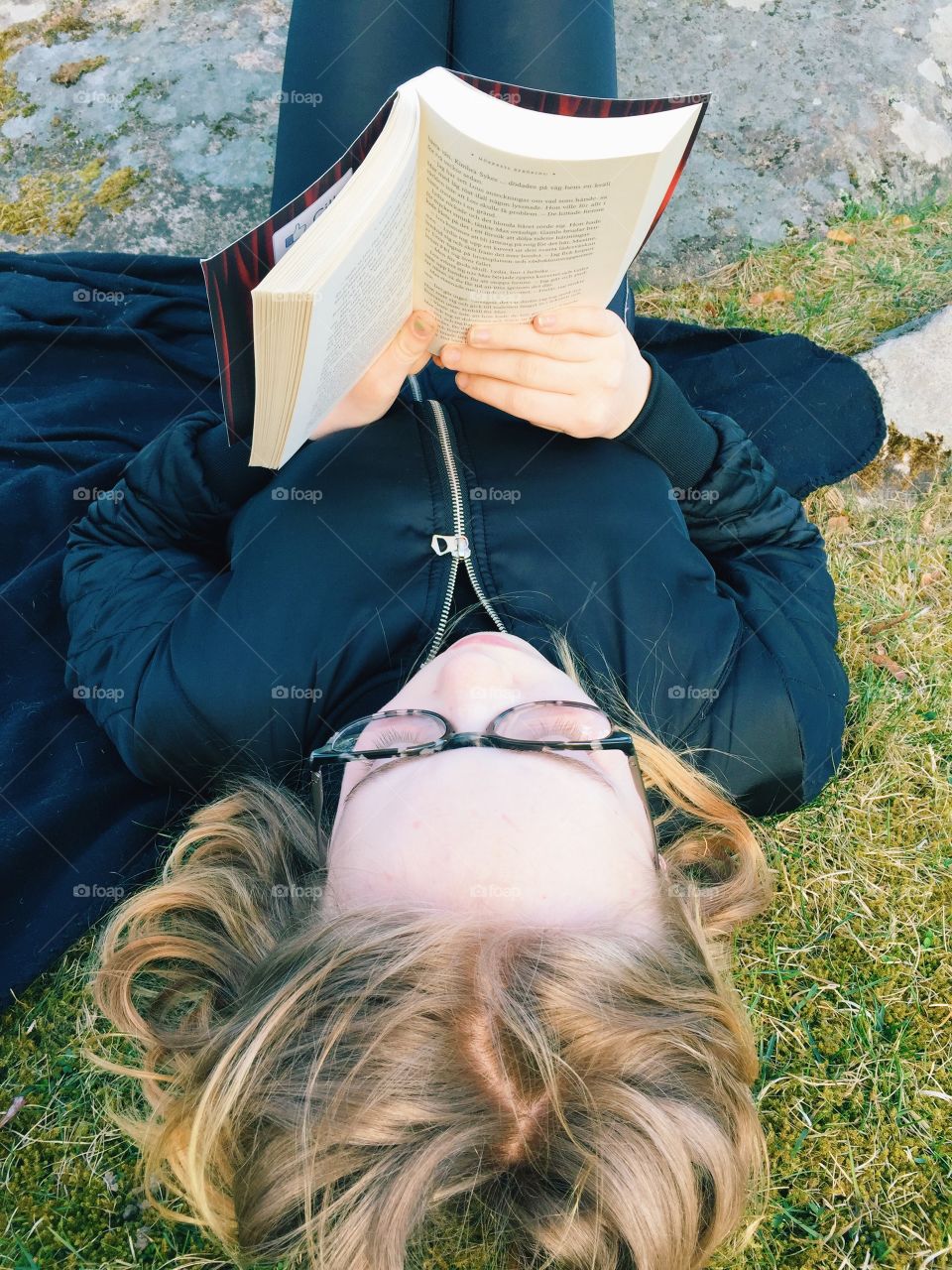 Reading in the park