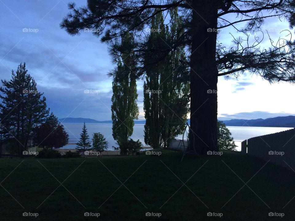 Beautiful Lake Tahoe, almost time for sunrise!