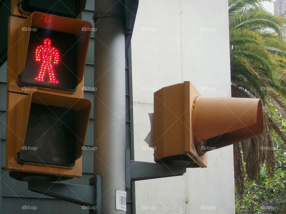 Traffic lights - Barcelona, Spain