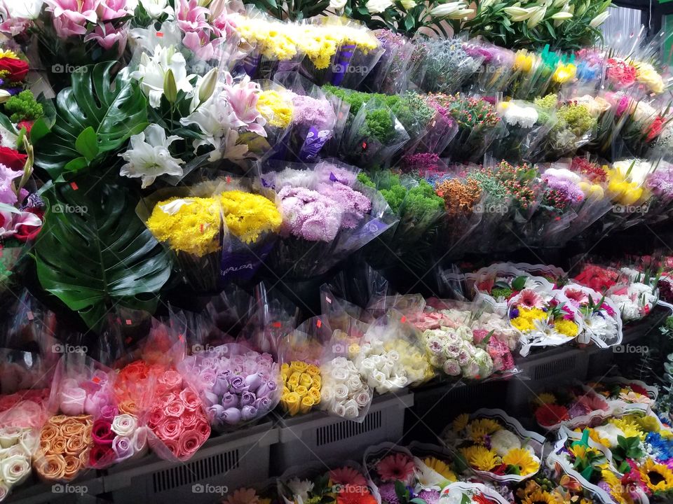 At the flower shop
