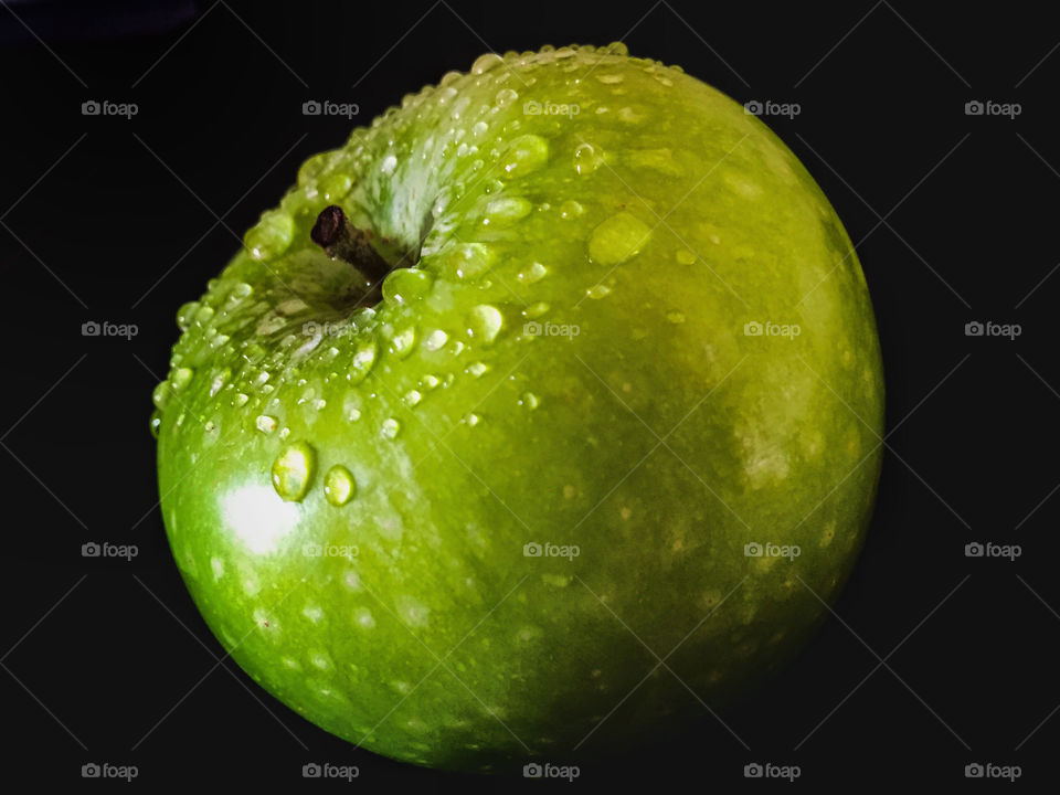 Healthy green apple