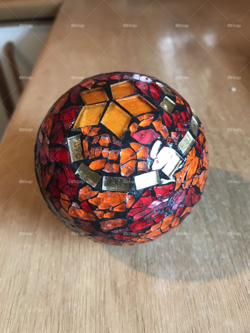 Decorative mosaic ball
