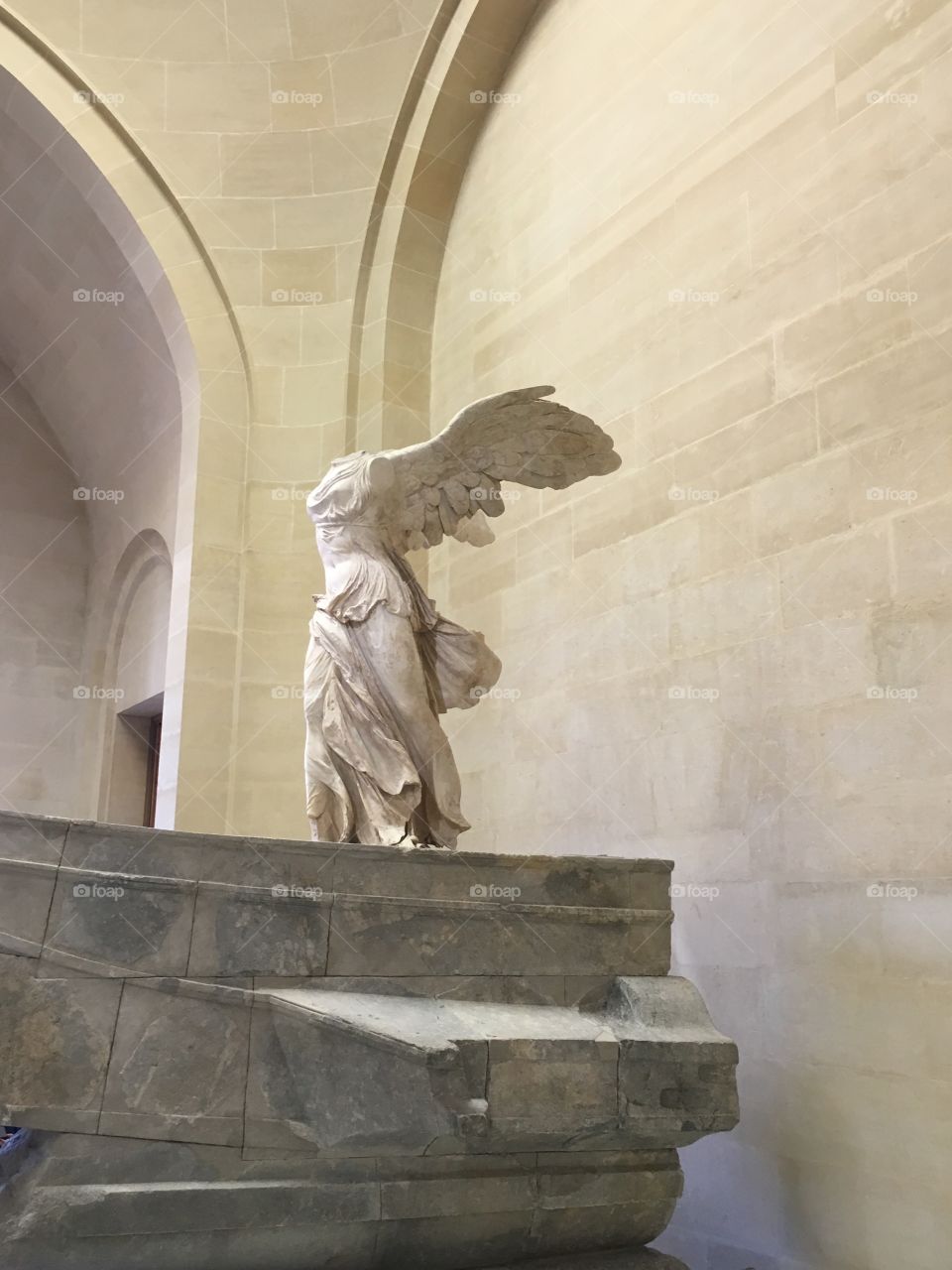 The winged victory of samothrace 
