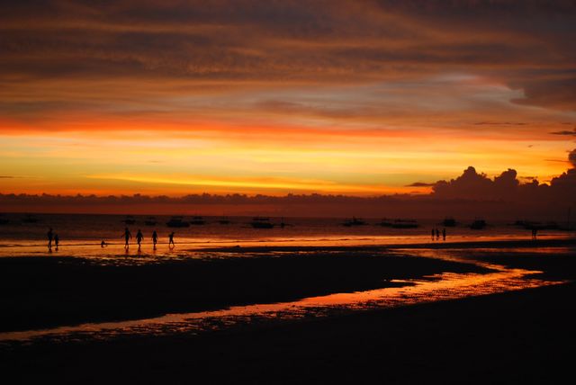 Sunset in Boracay, Philippines 