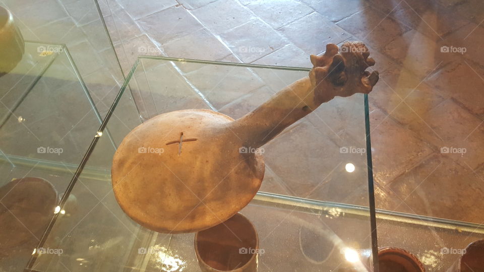 Tapa para sahumerios Lenca, Museo Antropología Comayagua, Honduras