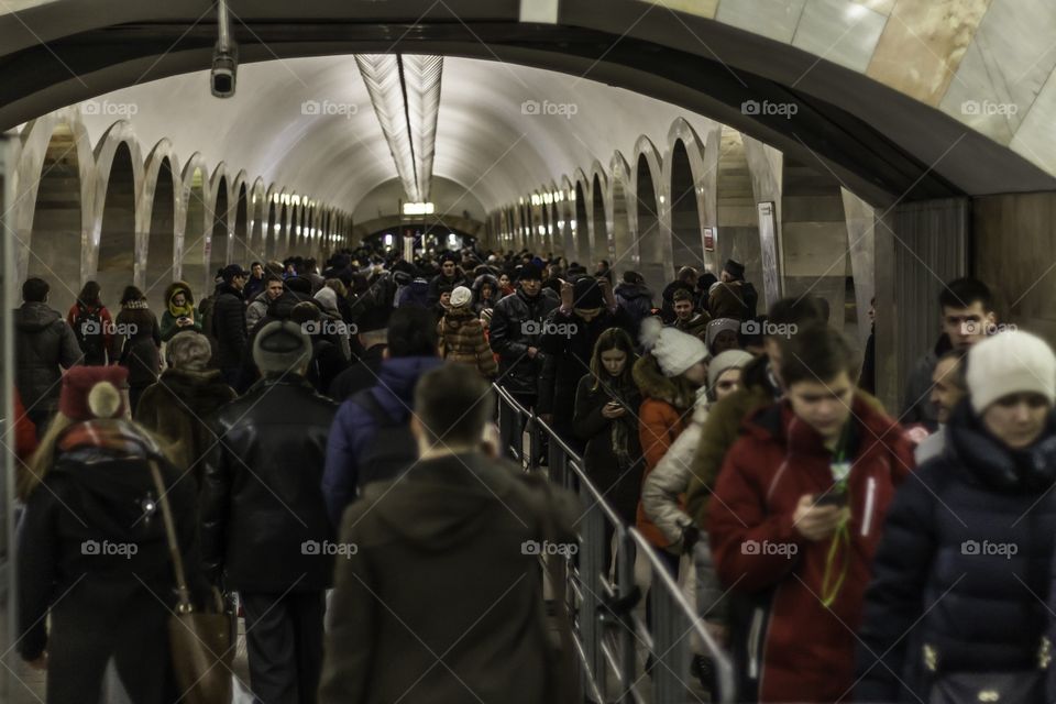 People, Many, Group, Subway System, Crowd