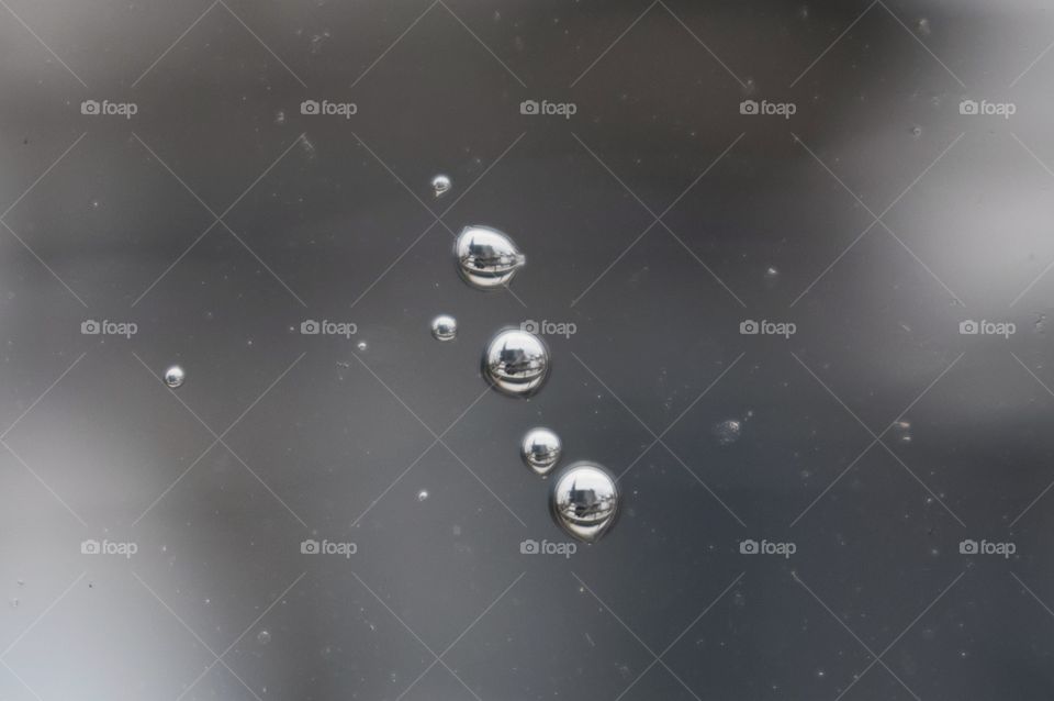 raindrops reflection