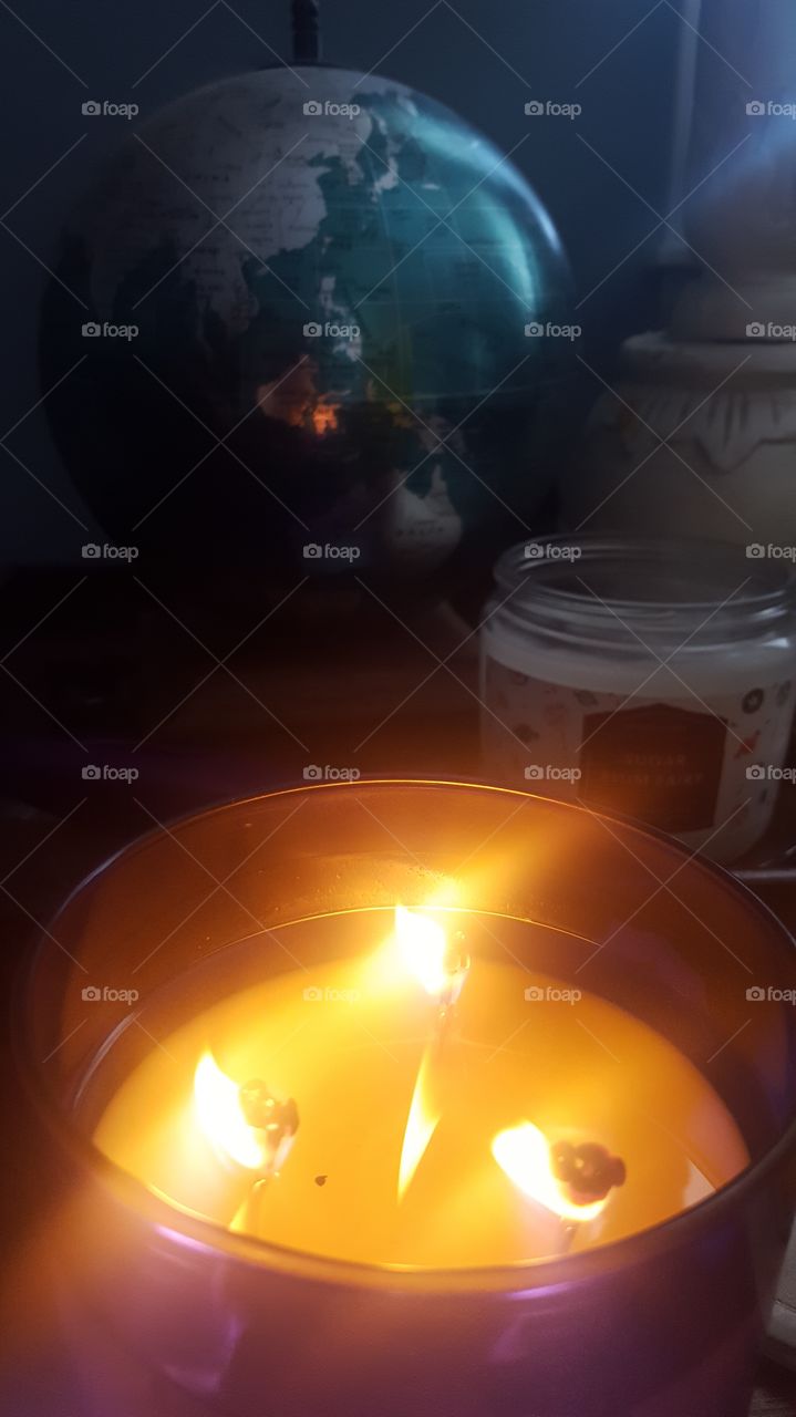 Candle and Globe