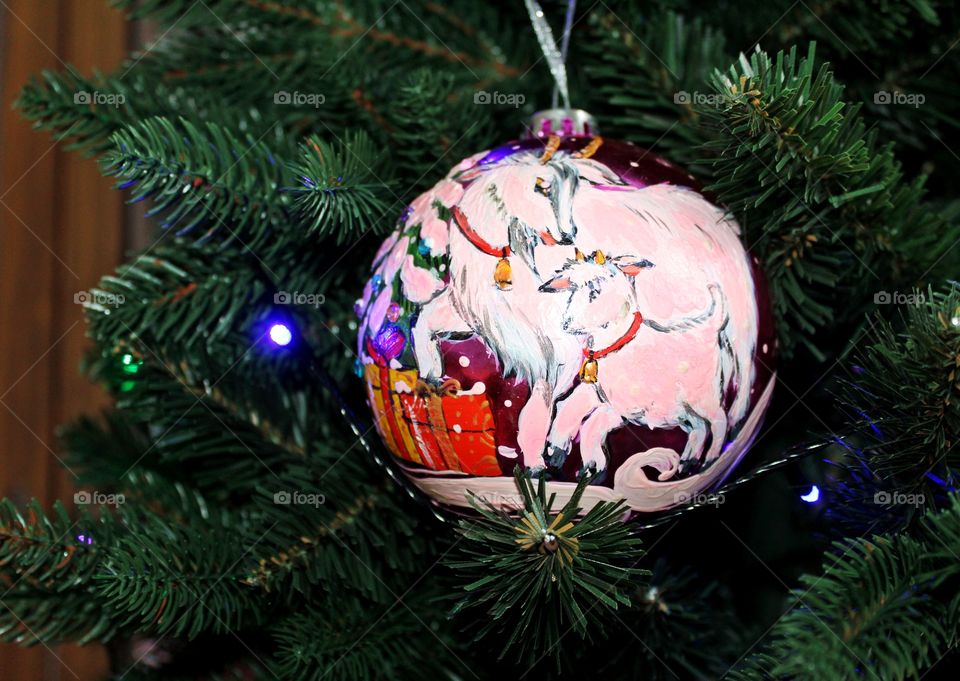 Personalized toy for christmas tree.