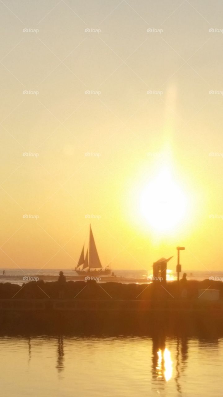 Sailing Sunset
