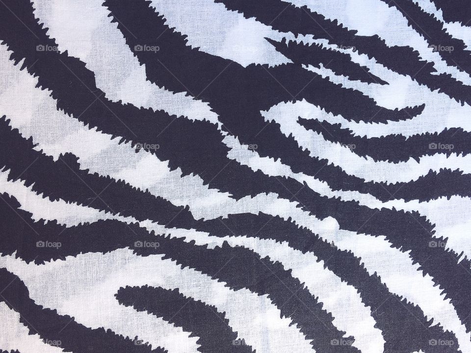 Zebra fabric