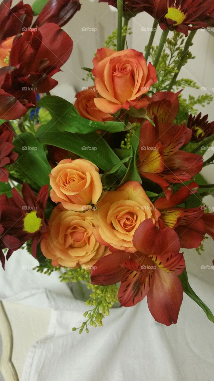 fall floral bouquet